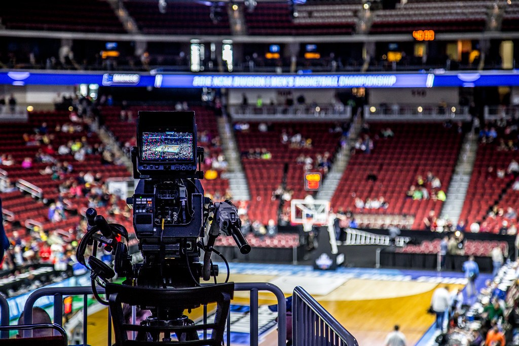 Sportkamera bei einer professionellen Livestream Produktion